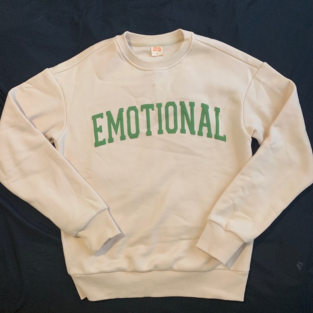 See The Way I See Emotional Crew Neck Sweatshirt - Size Medium